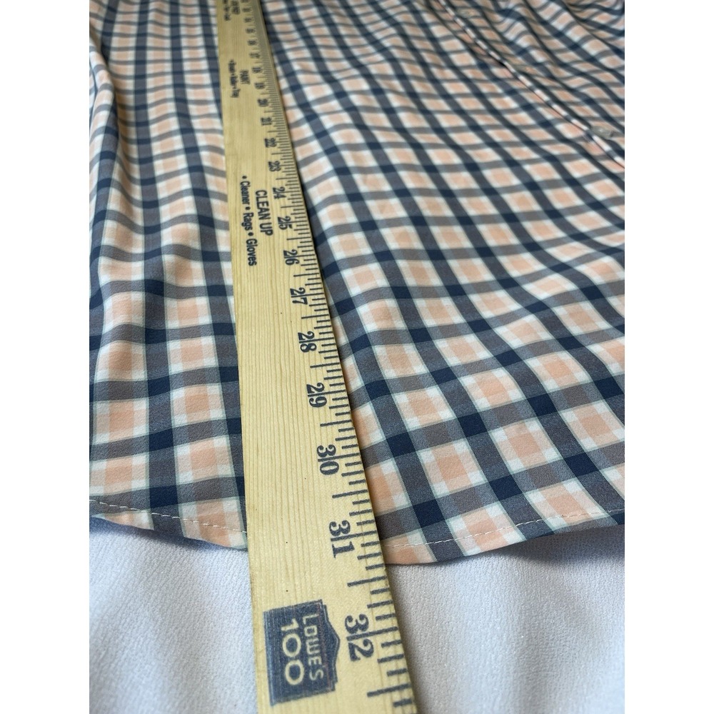 Mizzen and Main Leeward Shirt Mens 2XL Plaid Button Down Performance Stretch - Picture 5 of 8